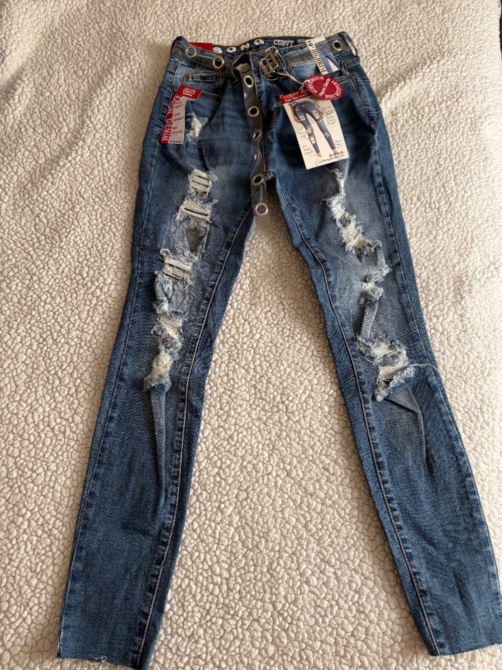 S.O.N.G.  Cury High-Rise Skinny Jeans-Size 7/28